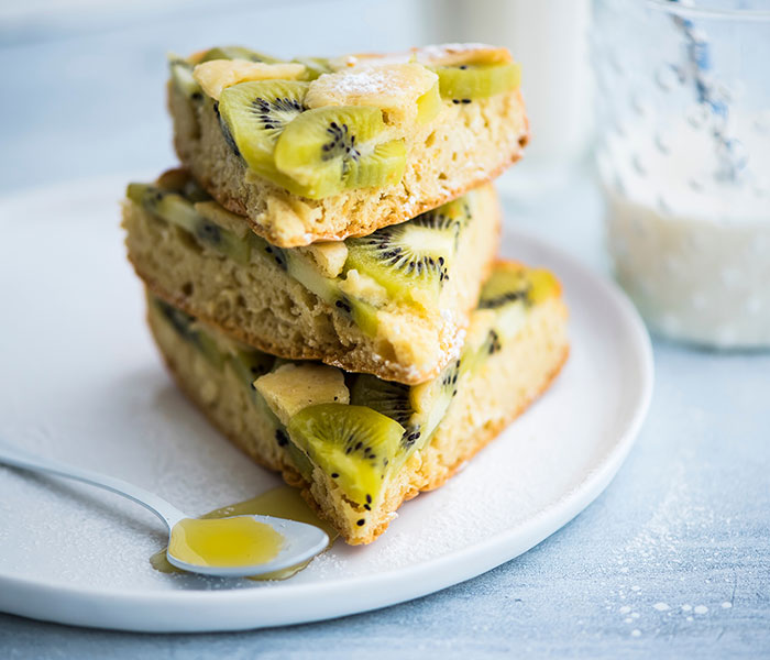 Torta di mele e kiwi
