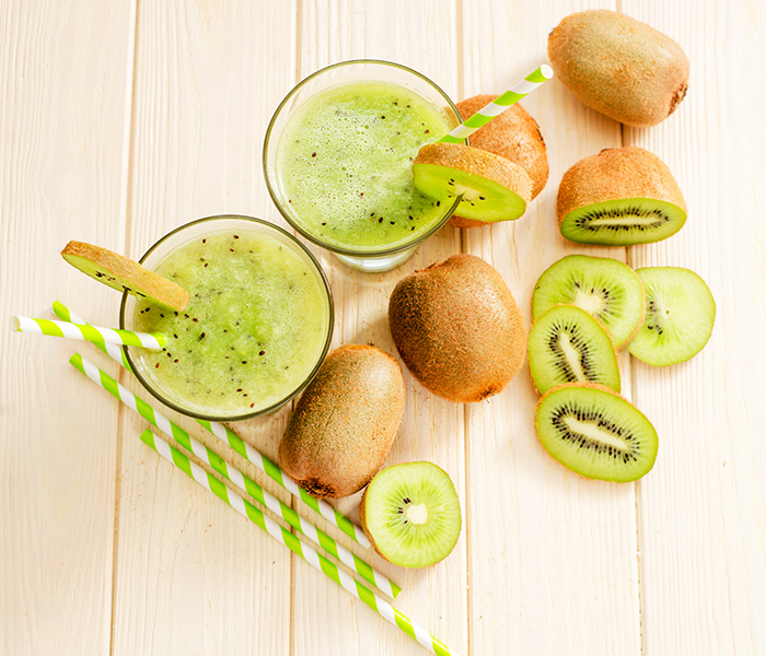 Fresco frullato al kiwi