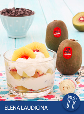 Coppette ricotta e kiwi