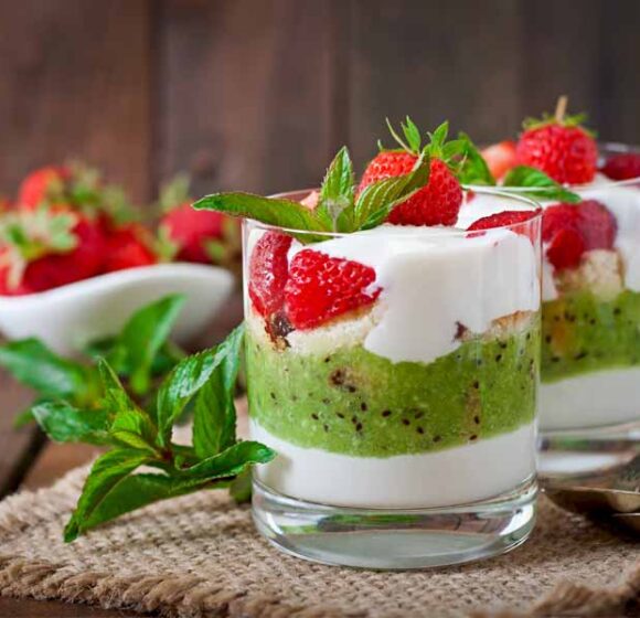Dolcezza di Kiwi e fragole