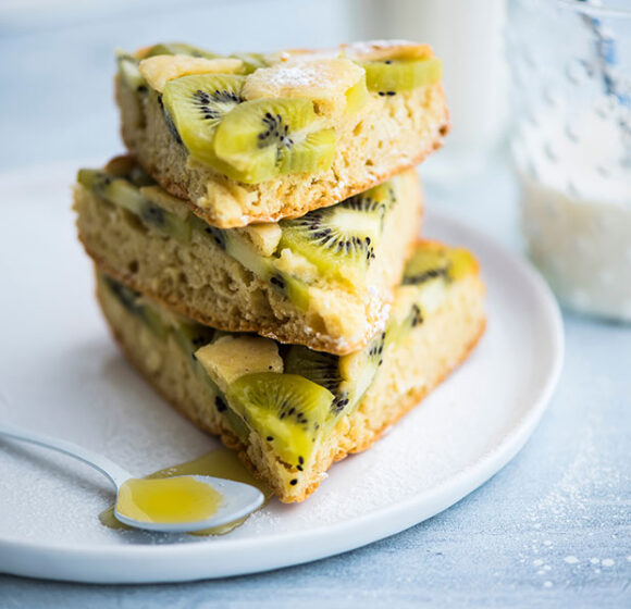 Torta di mele e kiwi