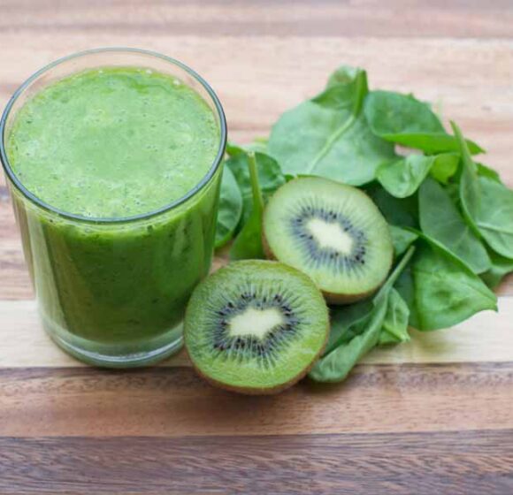 Smoothie Kiwi e spinaci
