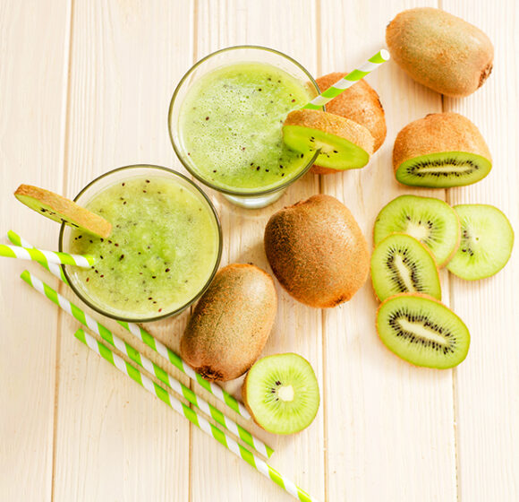Fresco frullato al kiwi
